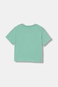United Colors of Benetton tričko detské bavlnené 3I1XC10SF.G.Stagionale tyrkysová SS26