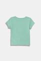 United Colors of Benetton t-shirt dziecięcy bawełniany 3I1XG10LU.P.Stagionale turkusowy SS26