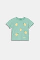 United Colors of Benetton t-shirt dziecięcy bawełniany turkusowy 3I1XG10M7.P.Stagionale