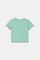United Colors of Benetton t-shirt dziecięcy bawełniany 3I1XG10M7.P.Stagionale turkusowy SS26