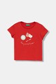 United Colors of Benetton t-shirt dziecięcy bawełniany czerwony 3I1XG10M8.P.Stagionale