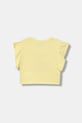 United Colors of Benetton t-shirt dziecięcy bawełniany 3I1XG10MW.P.Stagionale żółty SS26