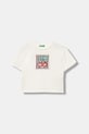 United Colors of Benetton t-shirt dziecięcy bawełniany beżowy 3I1XG10MK.P.Stagionale