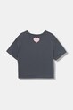 United Colors of Benetton tričko detské bavlnené 3I1XC10SM.G.Stagionale sivá SS26