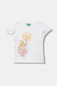 United Colors of Benetton tričko detské bavlnené biela 3I1XG10MC.P.Stagionale