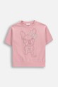 Coccodrillo t-shirt per bambini in cotone con elastan rosa WC6143202HGK