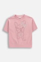Coccodrillo t-shirt per bambini in cotone con elastan rosa WC6143202HGK
