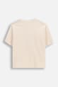 Coccodrillo t-shirt per bambini in cotone con elastan WC6143205HGK beige SS26