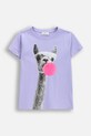 Coccodrillo tričko detské bavlnené fialová WC6143217VGB
