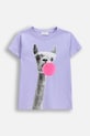 Coccodrillo majica za djecu od pamuka ljubičasta WC6143217VGB