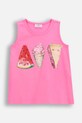 Coccodrillo top detský bavlnený ružová WC6143304VGB
