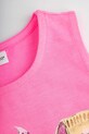 Dievča Coccodrillo top detský bavlnený WC6143304VGB ružová