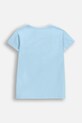 Coccodrillo kratka majica otroška bombažna WC6143201QGK modra SS26