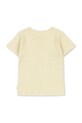 Konges Sløjd тениска за деца от памук MINNIE TEE GOTS KS105485.PPY2 жълт SS26