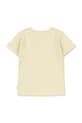 Konges Sløjd тениска за деца от памук MINNIE TEE GOTS KS105485.PPY2 жълт SS26