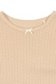 Deklice Konges Sløjd kratka majica otroška bombažna MINNIE TEE GOTS KS105485.PPY2 bež