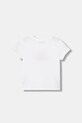 United Colors of Benetton tricou pentru copii din bumbac 3I1XG10N5.P.seasonal alb SS26