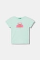 United Colors of Benetton tricou pentru copii, din bumbac turcoaz 3I1XG10N5.P.seasonal