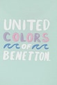 DÍVKA United Colors of Benetton tričko dětské bavlněné 3I1XG10N1.P.seasonal tyrkysová