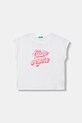United Colors of Benetton tričko dětské bavlněné bílá 3I1XC10U0.G.seasonal