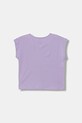 United Colors of Benetton tricou pentru copii din bumbac 3I1XC10U0.G.seasonal violet SS26