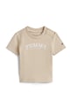 Tommy Hilfiger t-shirt niemowlęcy aplikacja beżowy KN0KN02146.PPY2