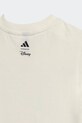 adidas t-shirt bawełniany dziecięcy DISNEY JZ7679 beżowy