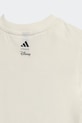 Detské bavlnené tričko adidas DISNEY JZ7679 béžová