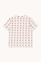 Chłopiec Tinycottons t-shirt bawełniany dziecięcy CHERRIES KNITTED TEE SS26.018 biały