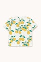 Tinycottons t-shirt niemowlęcy ORANGES KNITTED BABY TEE SS26.029 biały SS26