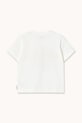 Chłopiec Tinycottons t-shirt bawełniany dziecięcy TINY HAT GRAPHIC TEE SS26.036 biały
