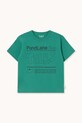 Tinycottons t-shirt bawełniany dziecięcy PONDLANE GRAPHIC TEE SS26.045 zielony SS26