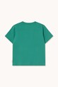 Chłopiec Tinycottons t-shirt bawełniany dziecięcy PONDLANE GRAPHIC TEE SS26.045 zielony