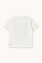 Chłopiec Tinycottons t-shirt bawełniany dziecięcy SWANS DIAMONDS GRAPHIC TEE SS26.059 biały