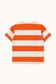Tinycottons t-shirt bawełniany dziecięcy STRIPES KNIT TEE SS26.077 pomarańczowy SS26