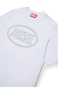 Chłopiec Diesel t-shirt bawełniany dziecięcy TCIRCLE OVER T-SHIRT J02582.0GRAI biały