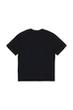 Diesel t-shirt bawełniany dziecięcy TVALE OVER T-SHIRT J02601.00YI9 czarny SS26