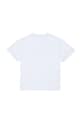 Diesel t-shirt bawełniany dziecięcy TLOGY OVER T-SHIRT J02590.0GRAI biały SS26