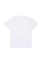 Diesel t-shirt bawełniany dziecięcy TJUSTR7 T-SHIRT J02770.0CATM biały SS26