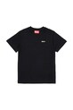 Diesel t-shirt bawełniany dziecięcy TADJUSTMET T-SHIRT bawełna czarny J02771.0CATM