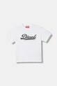 Diesel t-shirt bawełniany dziecięcy TCORS OVER T-SHIRT bawełna biały J02869.KYA1M