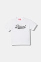 Diesel t-shirt bawełniany dziecięcy TCORS OVER T-SHIRT bawełna biały J02869.KYA1M