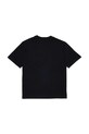 Diesel t-shirt bawełniany dziecięcy MTOMS OVER T-SHIRTS J02737.00YI9 czarny SS26