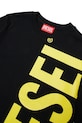 Chłopiec Diesel t-shirt bawełniany dziecięcy MTOMS OVER T-SHIRTS J02737.00YI9 czarny
