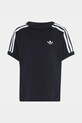 adidas Originals t-shirt bawełniany dziecięcy KD3309 czarny SS26