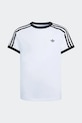 Παιδικό βαμβακερό μπλουζάκι adidas Originals KE0920 λευκό SS26