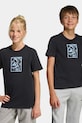 adidas t-shirt bawełniany dziecięcy nadruk czarny KA0544