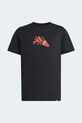 adidas t-shirt bawełniany dziecięcy KA0537 czarny SS26
