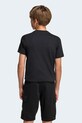 adidas t-shirt bawełniany dziecięcy KA0537 czarny