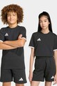 adidas Performance t-shirt bawełniany dziecięcy nadruk czarny JZ6671